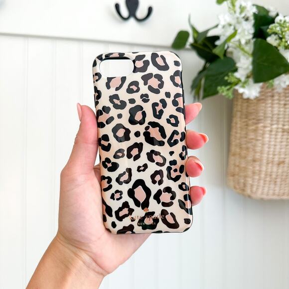 Kate Spade Hybrid Hardshell Case Leopard Print For iPhone 6 - Picture 1 of 4